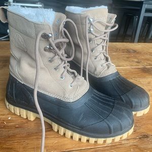 DIEMME Anatra Deer - Beige - Italian Snow Boots- EU 41 or 9.5 US W / 8 US Mens